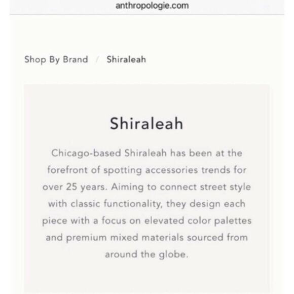 Shiraleah Chicago jewelry - Anthropologie - Livia ankle bracelet in gold NEW - Picture 4 of 4